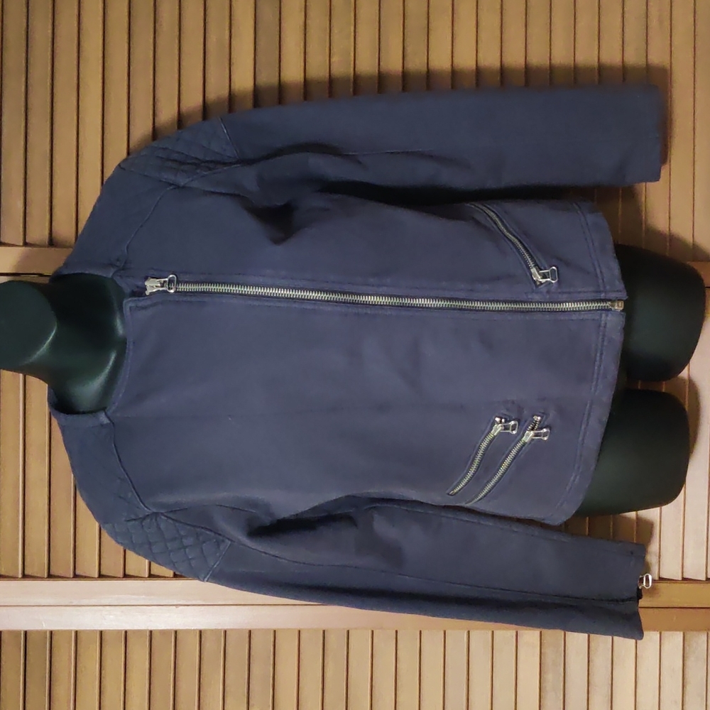 Gap medium knit moto jacket